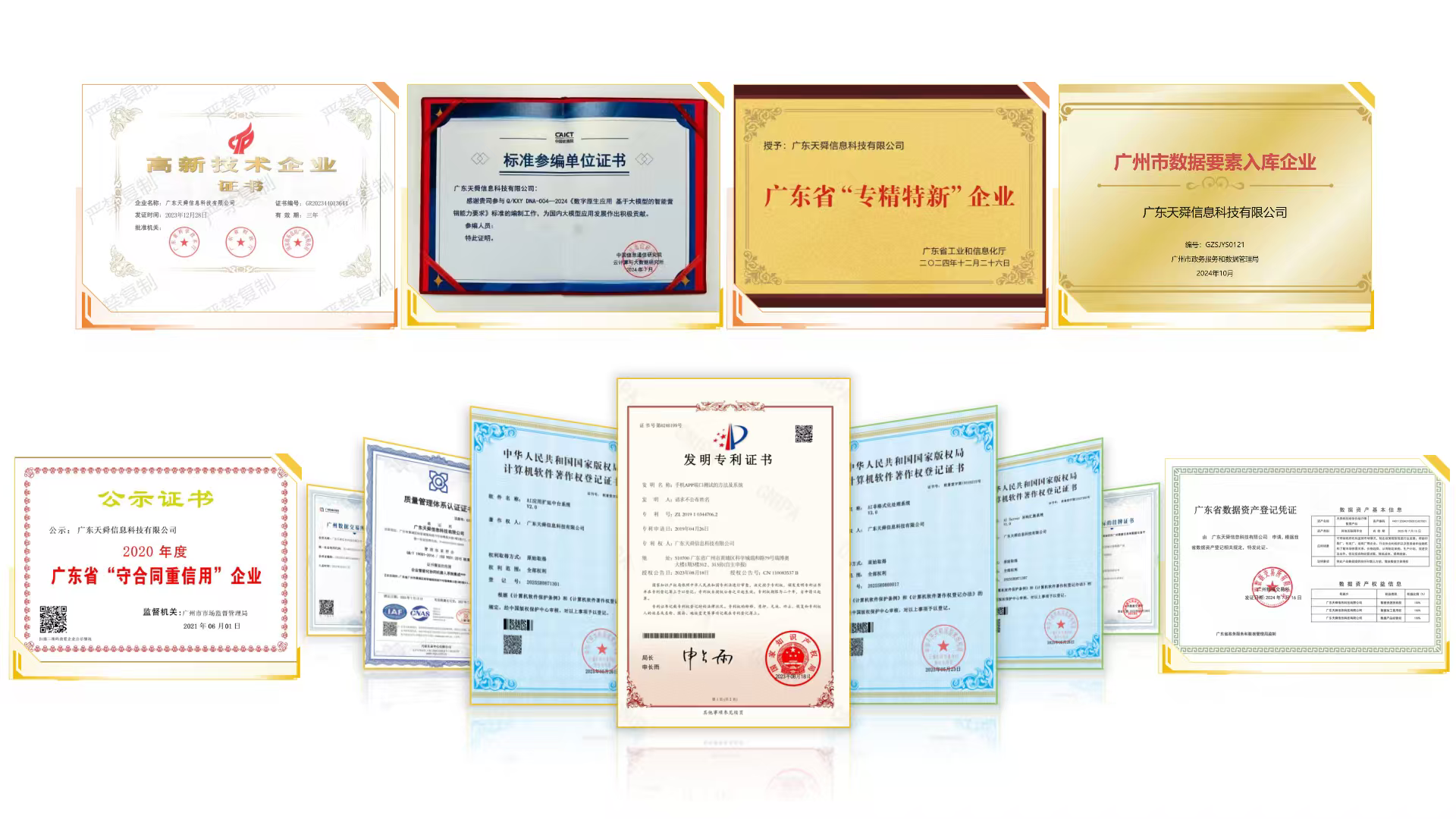 利红AI企业荣誉资质